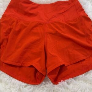 Women's Orange Shorts